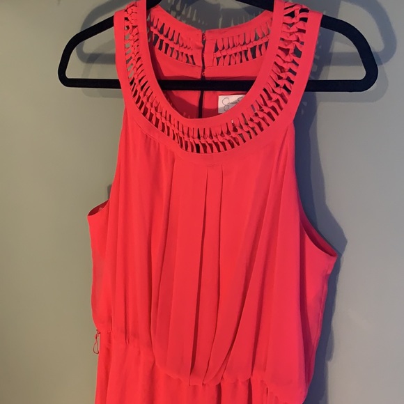Hot Pink Jessica Simpson Dress size 12 - Picture 2 of 6